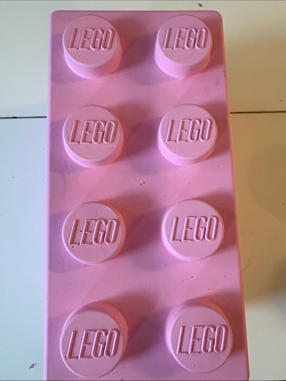 Lego Pink Stud Building Brick container